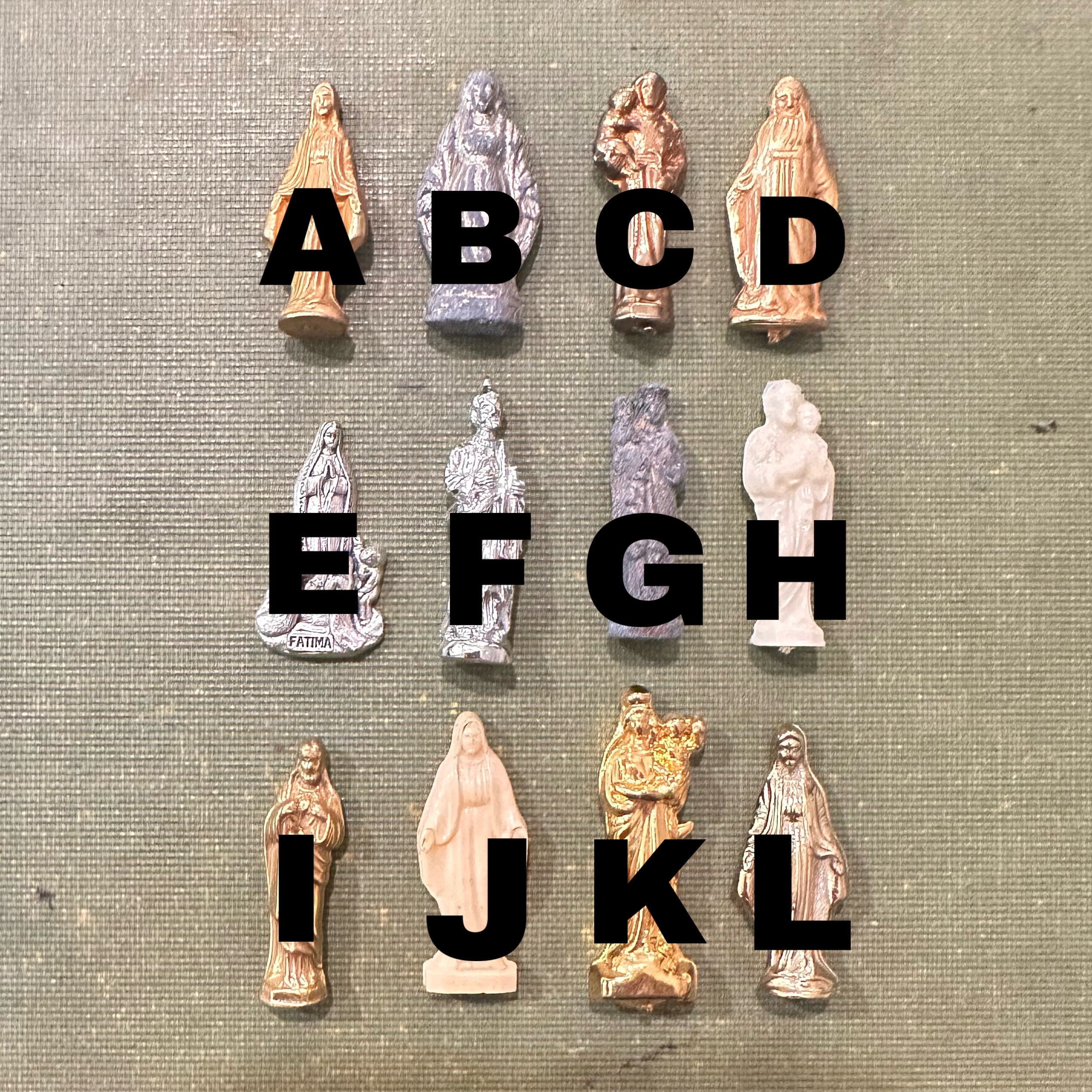 1pc TINY SAINT STATUE 1