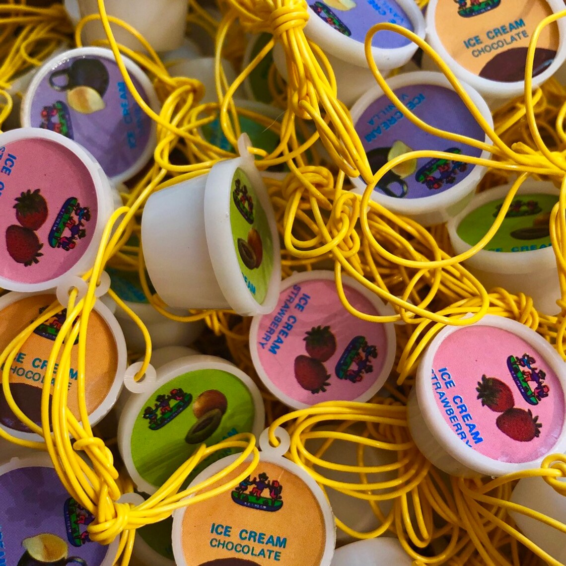 ⱽᴵᴺᵀᴬᴳᴱ 10pcs ICE CREAM CHARMS 1970s Plastic Charm Necklaces Etsy