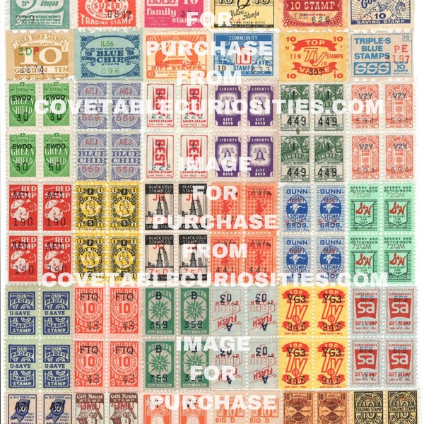 Trading Stamps Etsy