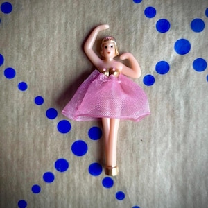 1 Stück Spieluhr Ballerina 5,1 cm Vintage Style Miniatur Ballett-Tänzer Hand genähtes Tutu + Hand bemalter Schmuckschatulle Ersatz pro Stück verkauft