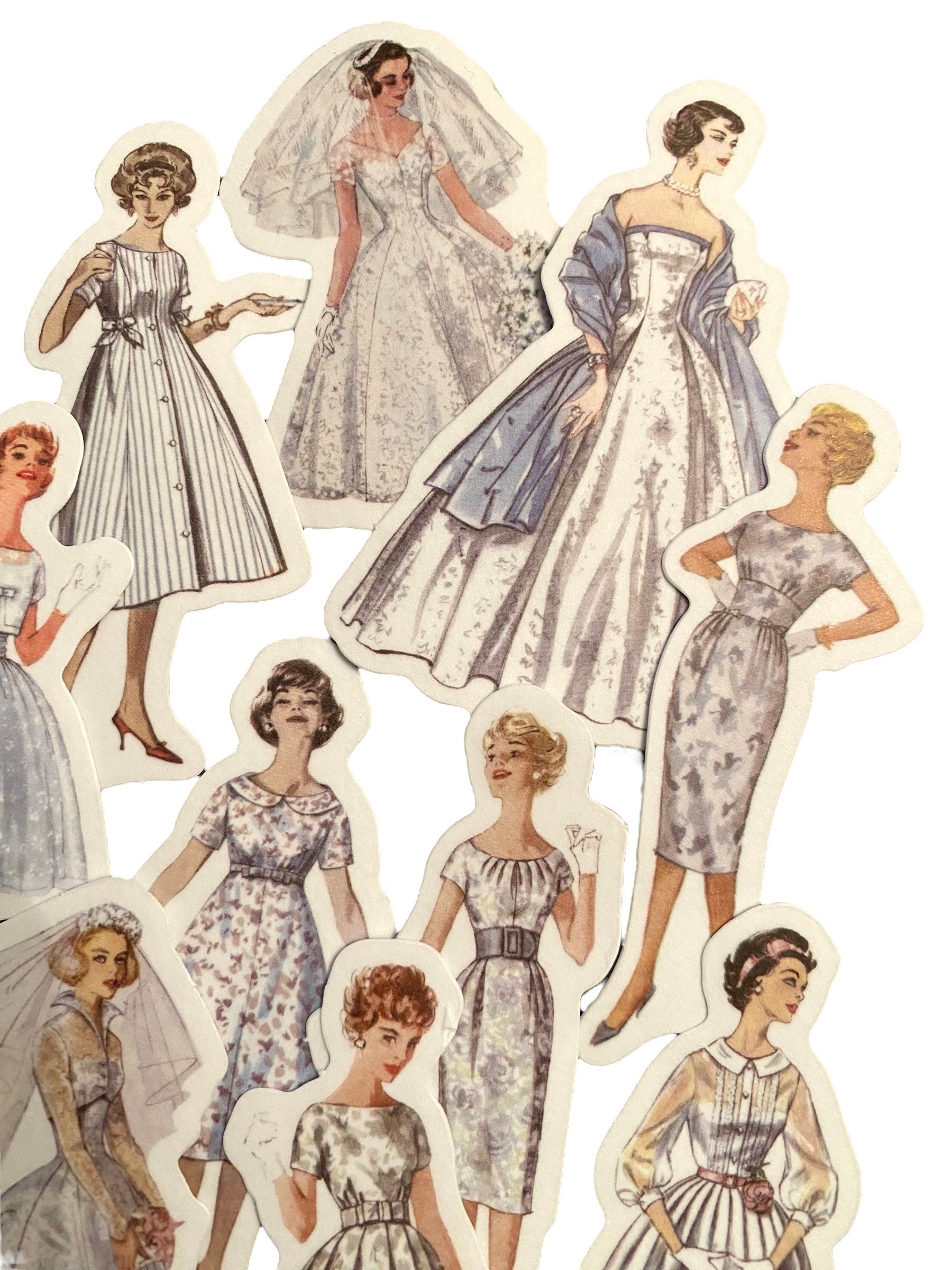 20pcs 1950s CATALOG STICKERS 2