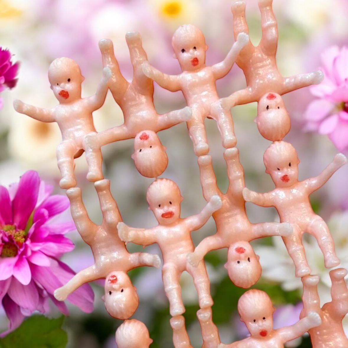 Miniature baby dolls for baby shower on sale