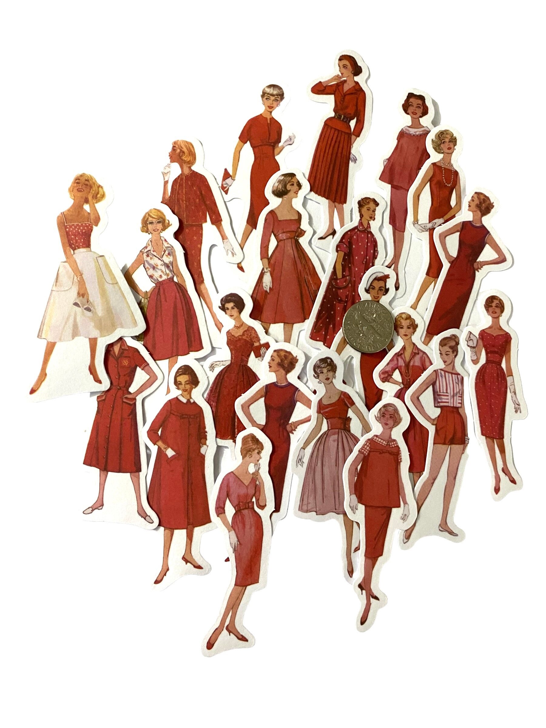 20pcs 1960s CATALOG STICKERS 2
