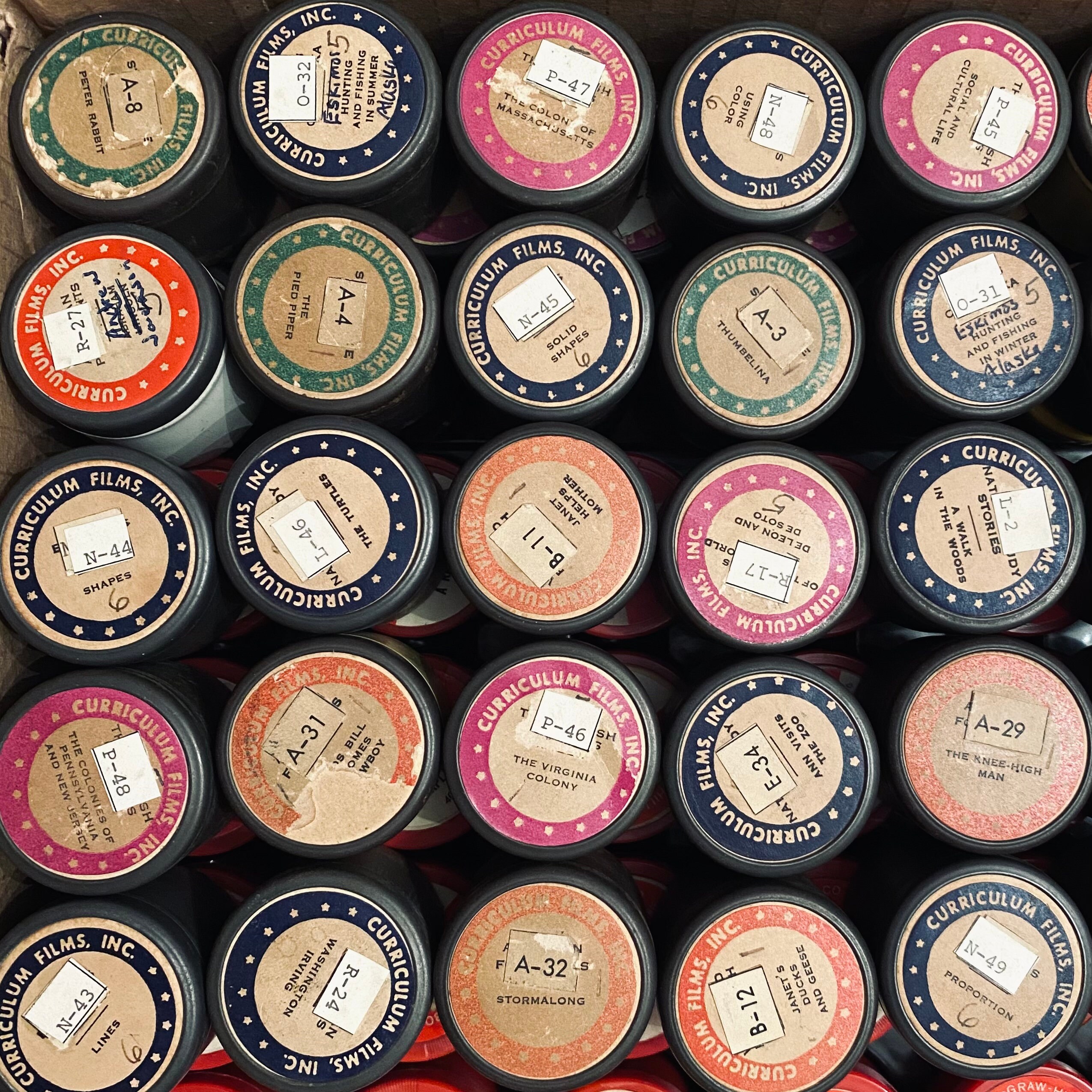 35mm 1950s MOVIE FILMSTRIP Vintage American Super Titles Youth