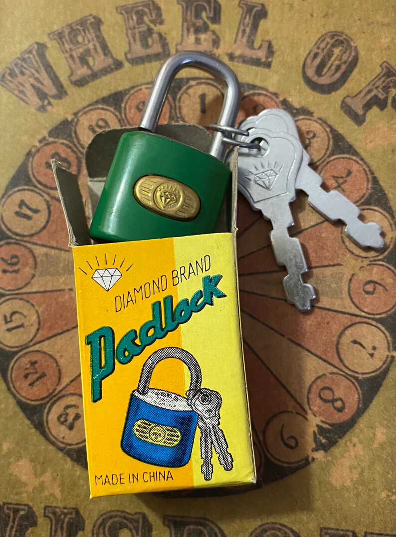 ⱽᴵᴺᵀᴬᴳᴱ 1pc MINIATURE DIARY LOCK Diamond Brand Tiny Lock Two Etsy