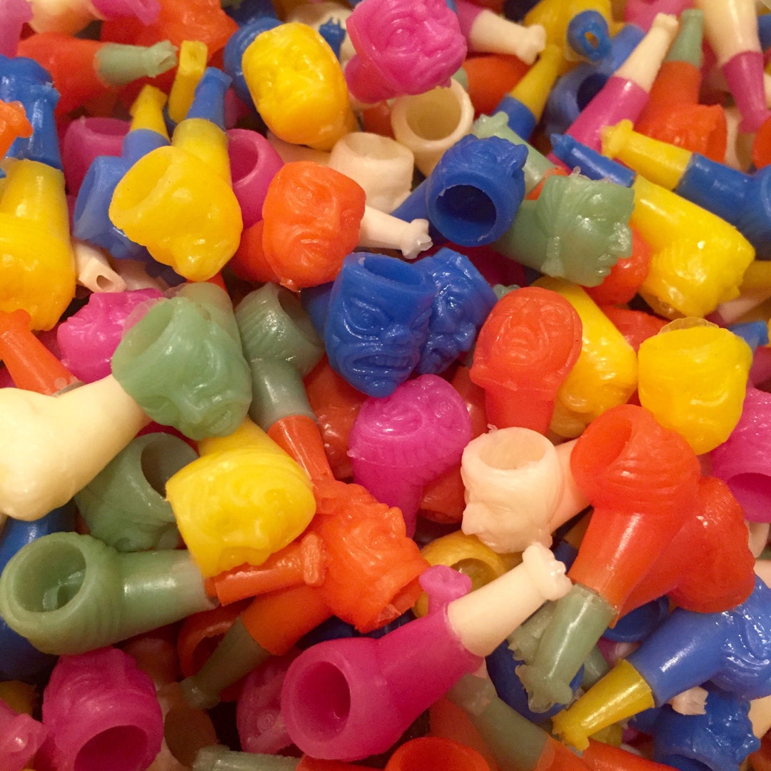 ⱽᴵᴺᵀᴬᴳᴱ 5pcs TINY BUBBLE PIPES Anthropomorphic Scary Faces Old Etsy