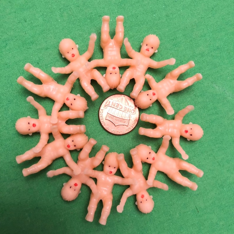  13pcs tiny plastic babies vintage mini baby dolls etsy