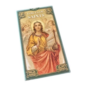 STIMMEN DER HEILIGEN Religiöses Tarot Deck Lo Scarabeo Selten Vergriffen, Kaum Berührt Fast Vintage Isa Donelli Wunderschöne Ätherische Kunst 2004