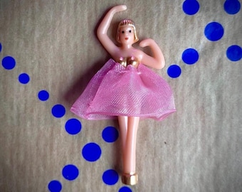 1 Music Box Ballerina 2" Vintage Style Miniature Ballet Dancer Replacement Sold Per Piece