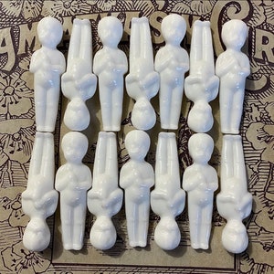 FAUX CHARLOTTES MINIATURES Tiny Art Dolls Prix de l'Épiphanie Galette de Rois Bébés en plastique en vrac