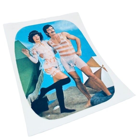 ⱽᴵᴺᵀᴬᴳᴱ 1pc RETRO NUDE DECAL Vintage Risque 1970s Naughty - Etsy Israel