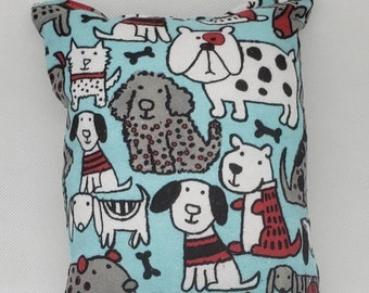 Puppies in Flannel 6x8" Dream / Herbal / Scented  /Travel / Decorative/ Throw Pillow