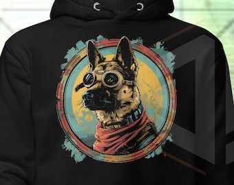 Best Companion Dog premium unisex gaming Hoodie Front or Back print