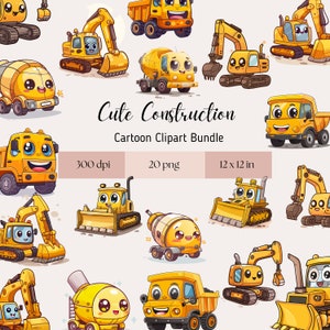 Equipe de construção fofa em PNG roxo - clipart para uso comercial, fundo transparente, arte de parede de berçário, chá de bebê, clipart de aniversário