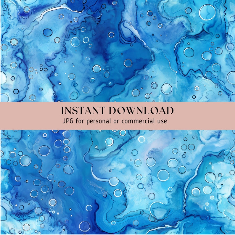Water Drops Digital Paper 10 Alcohol Ink Texture Pack, Background ...
