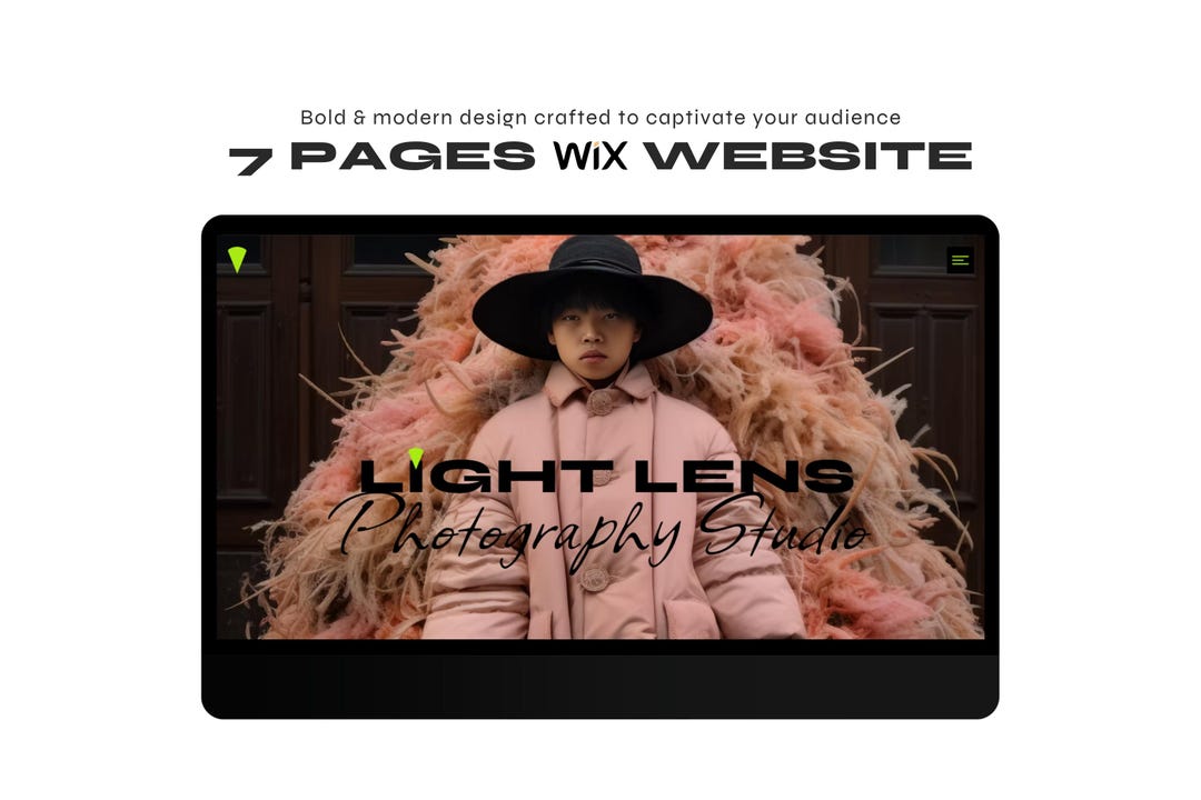Wix Photography Website Template Portfolio Showcase Photo Studio