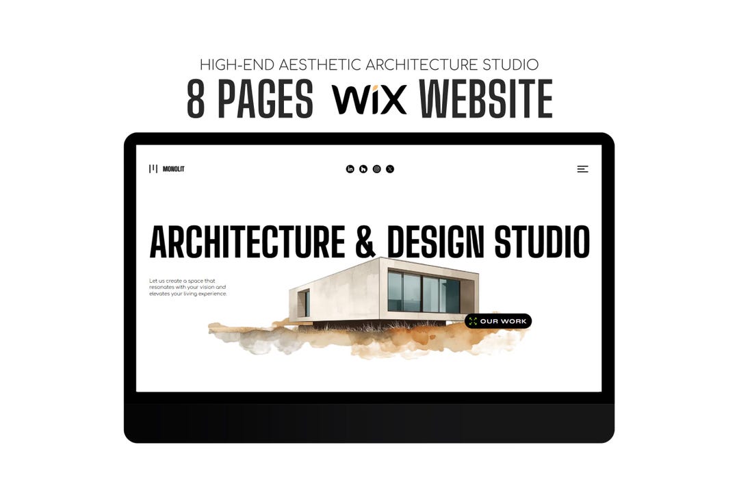 Minimalist Architecture Wix Website Template Timeless Luxury Architect ...