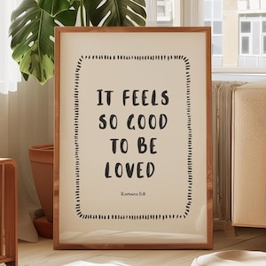 Arte de pared cristiano neutro, escritura moderna, decoración del hogar, obra de arte imprimible minimalista, póster de versículos bíblicos retro en blanco y negro, evangelio moderno