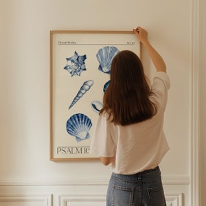 6-Piece Coastal Bathroom Set – Seashell Scripture Quote Decor With Soap Dispenser, Toothbrush Holder & More