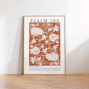 Vintage Christian Gallery Wall Set of 5 Bible Verse Prints Floral Fall ...