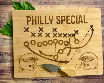 Philly Eagles Schneidebrett | Stoßstangen | Philly Charcuterie Brett