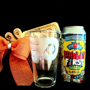 Mini cestino regalo dei Philadelphia Flyers • Bicchieri incisi, sottobicchieri in ardesia