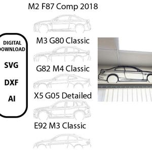 BMW M-serie en klassiekers: digitale snijbestanden voor CNC en laser
