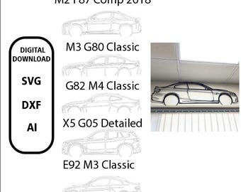 BMW M series & Classics – Digital Cut Files for CNC and Laser