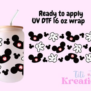 UV Dtf wrap | Physisches Produkt | Freizeitpark-Hut-Wrap | Theme Park Snacks UV DTF |Bereit zum Auftragen des Warenkorbs |