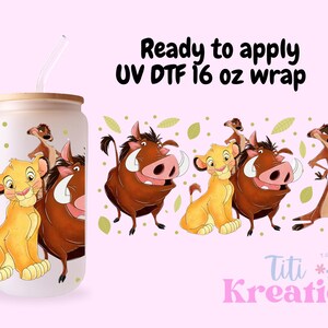 UV Dtf wrap | Physisches Produkt | Safari Tasse wickeln | Minnie Blumen UV DTF |Bereit zum Auftragen des Warenkorbs |