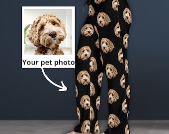 Personalisierter Haustier Pyjama Haustier Foto Personalisierung Hunde Pyjamas Benutzerdefinierte Katzen Pyjamas Hunde Pjs Katzen Pyjamas für Frauen