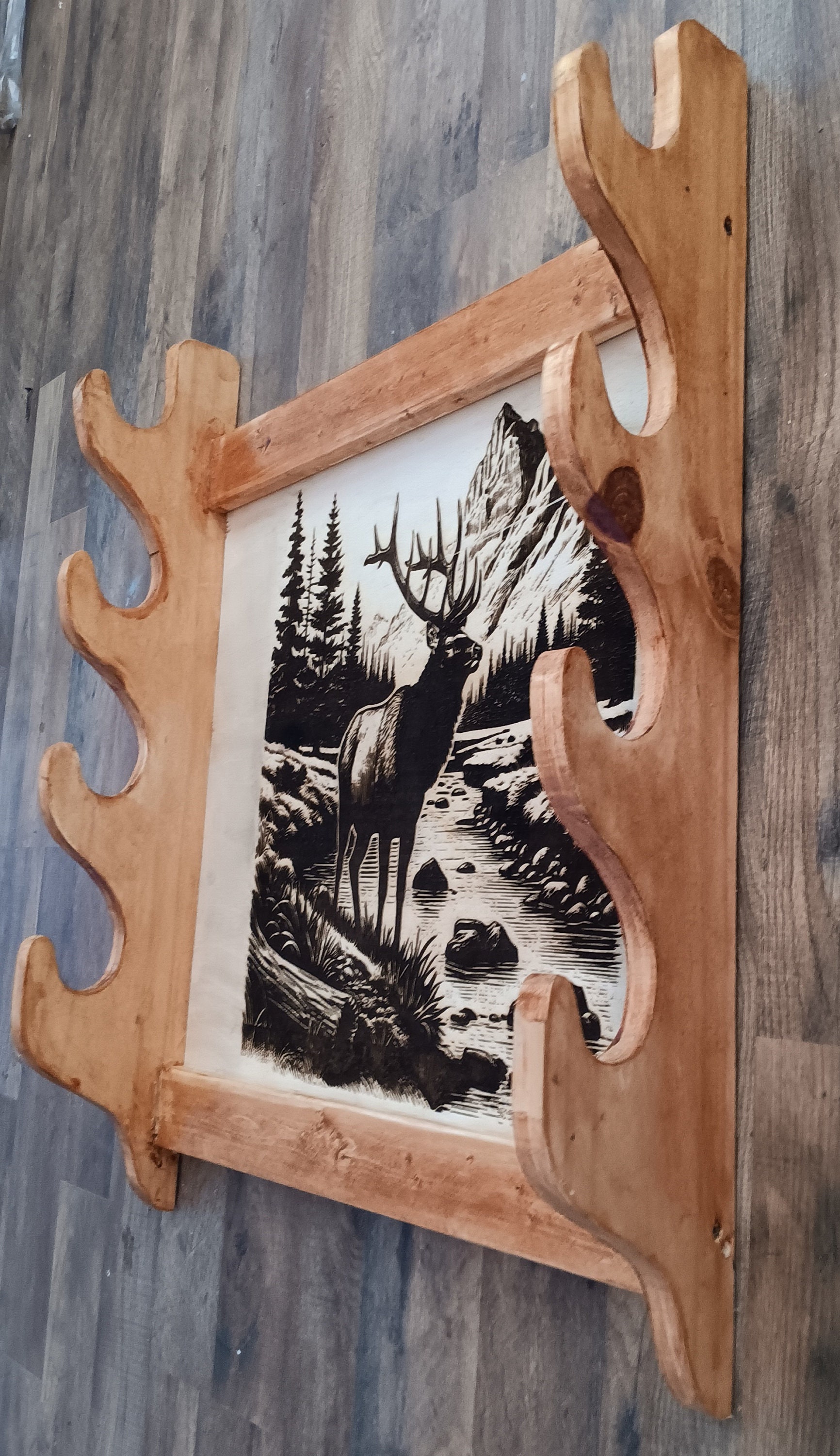 Gun Rack 4 Gun Wall Mounted - Etsy