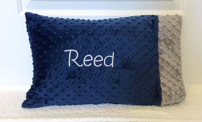 Personalized Pillowcases For Kids Custom Minky Pillow Case Etsy