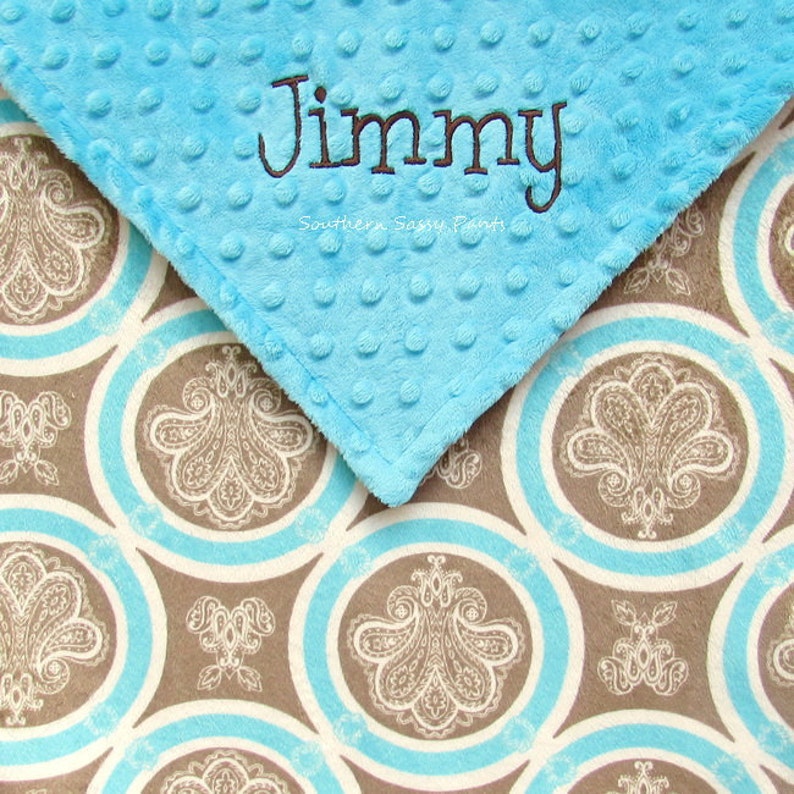 personalized baby boy blankets etsy