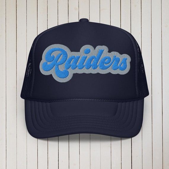 Custom Raiders Embroidered Trucker Hat Las Vegas Raiders Inspired Football Trucker Hat | LV Lil  main image 4
