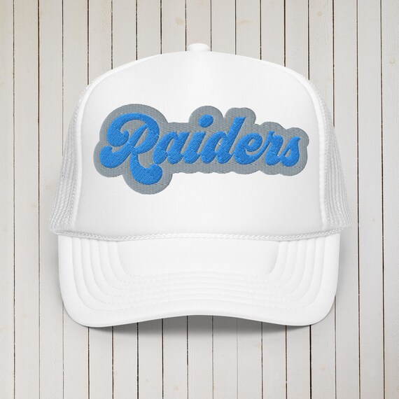 Raiders Embroidered Foam Trucker Hat - Etsy display picture 2
