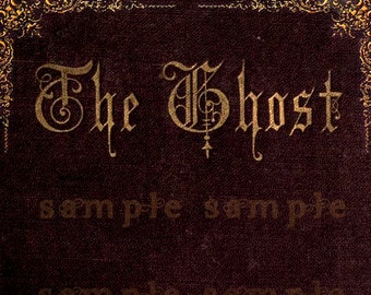 Gothic Velvet Book Cover Image, Gilded Edge (Digital Download)