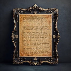 THE RAVEN druckbare, handgeschriebene von Edgar Allan Poe, signierte signierte gotische Poesie, Manuskript-Wand-Kunst-Druck, Halloween-Kunst