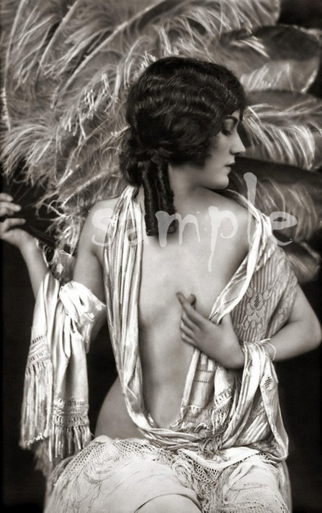 Vintage Nude VINTAGE Photograph Instant DIGITAL Printable picture