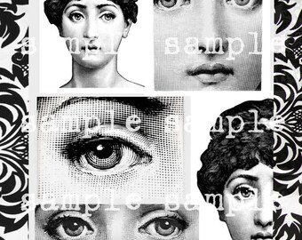 printable fornasetti faces