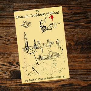 RARE unusual Vintage Book The Dracula Cookbook of Blood First Edition by Ardin C. Price & Trishna Leszczyc SIGNED Vampire Vampyre Wiccan