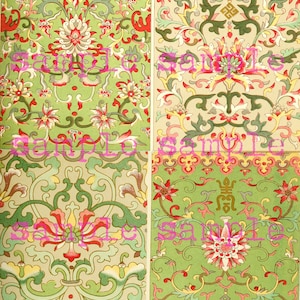 Beautiful Vintage Floral Patterns, Digital Download Collage Sheet, Mixed Media, Altered Art ATC ACEO Printable Paper Pages