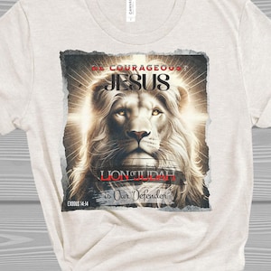 Lion of Judah T-Shirt: Bold Faith Christian Tee