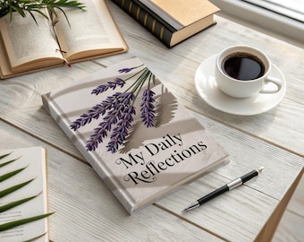 Lavender Floral Journal: Botanical Reflections Diary, Gift for Writer