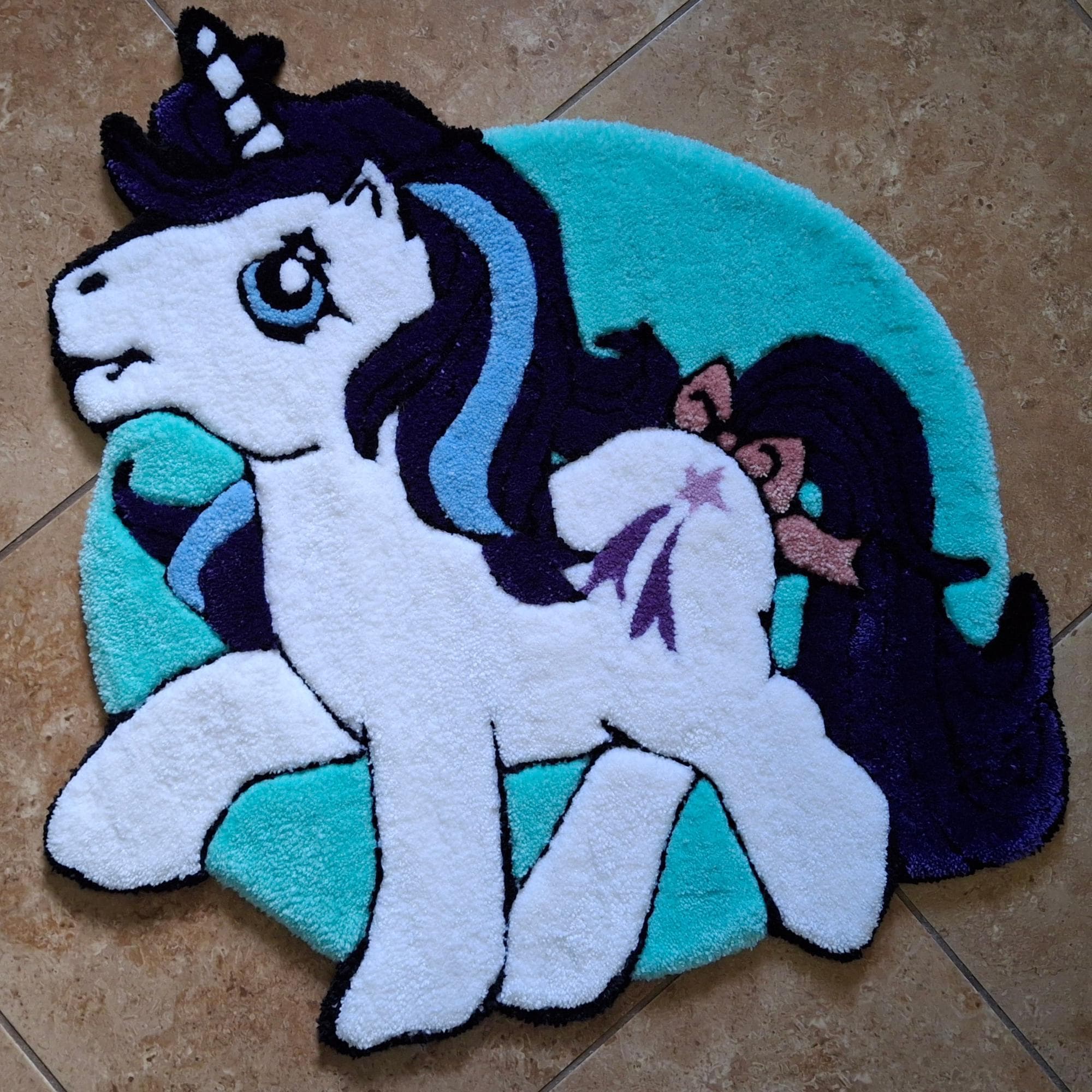 80s Tufted Rug - Etsy