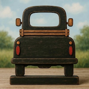 Farmhouse Truck | Interchangeable Farmhouse Truck Starter | 12&quot; and 24&quot; Truck | Laser Cut File | Interchangeable Truck