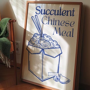 Succulent Chinese Meal Print, Democracy Manifest Meme Poster, Meme Art Gift