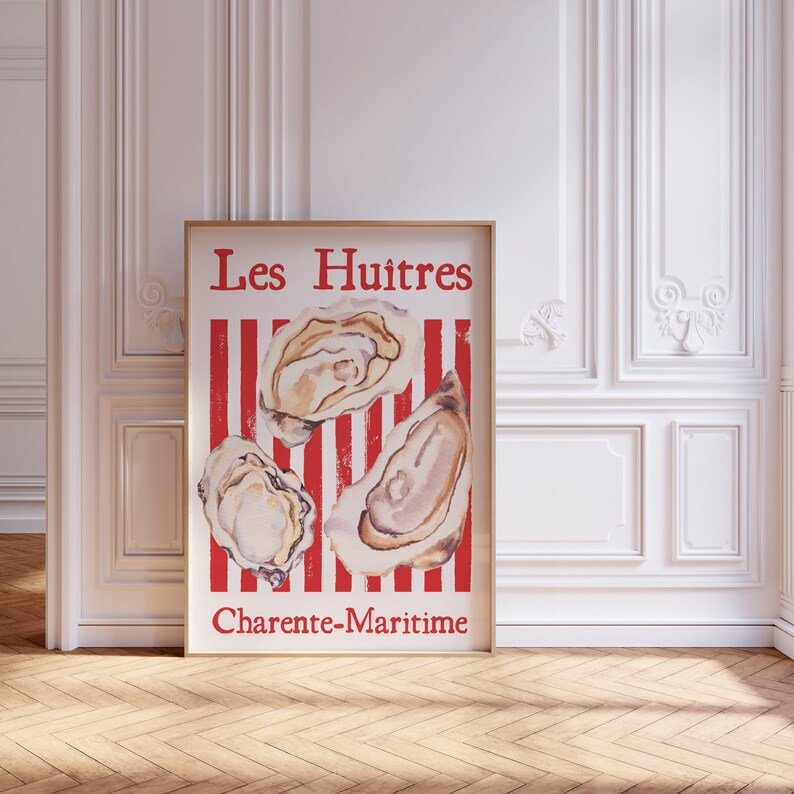 Les Huîtres Print Art