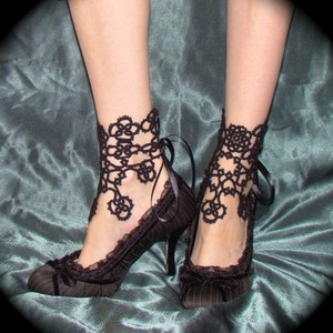 In Bloom Ankle Corsets Tatted Lace Accessories image 4