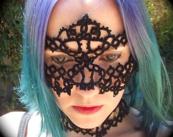 Tatted Lace Mask - Down In The Underground